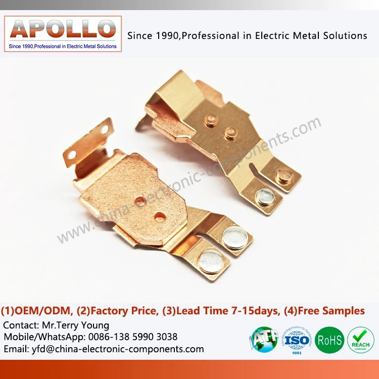 Beryllium Copper Sheet Metal Stamping Parts for Electronic