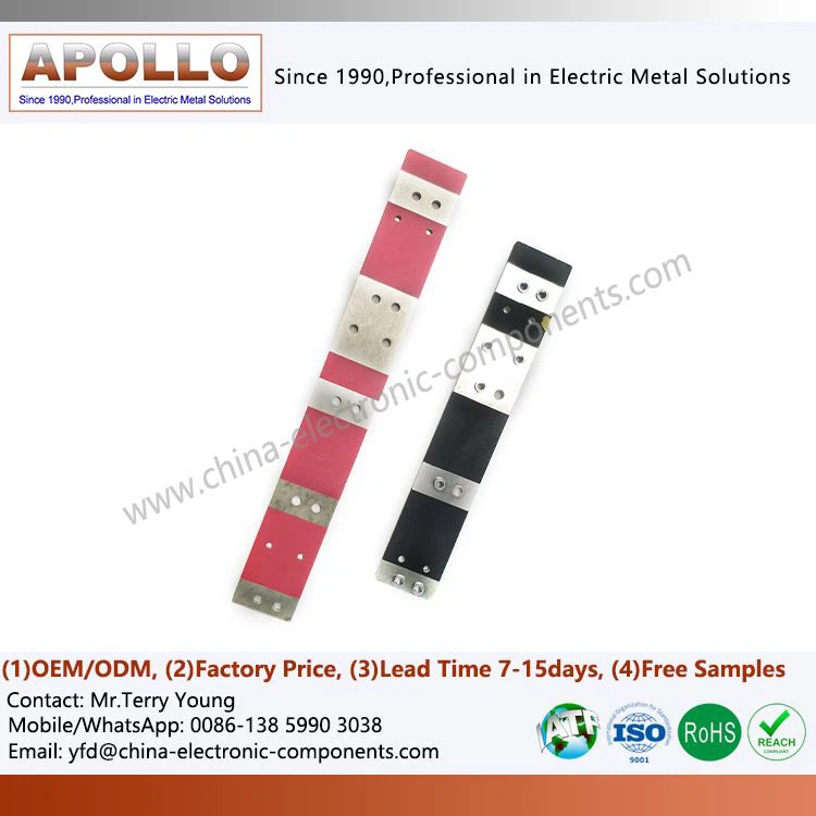 Epoxy Coated Copper Battery Bus Bar For Electric Bus