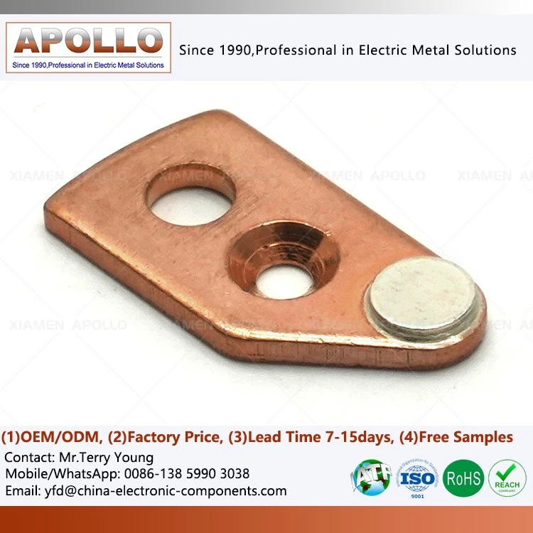 Silver Contact Brazed Assemblies Silver Contact Brazed Assemblies