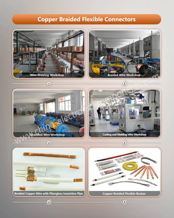 Copper Braided Flexible Connectors Copper Braided Flexible Connectors