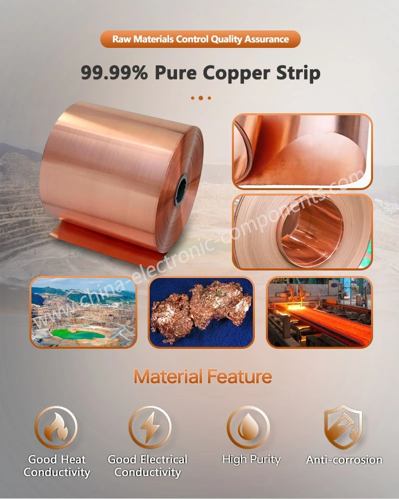 99.99% Pure Copper Strip for Open Rack V3 Vertical Busbar 99.99% Pure Copper Strip for Open Rack V3 Vertical Busbar